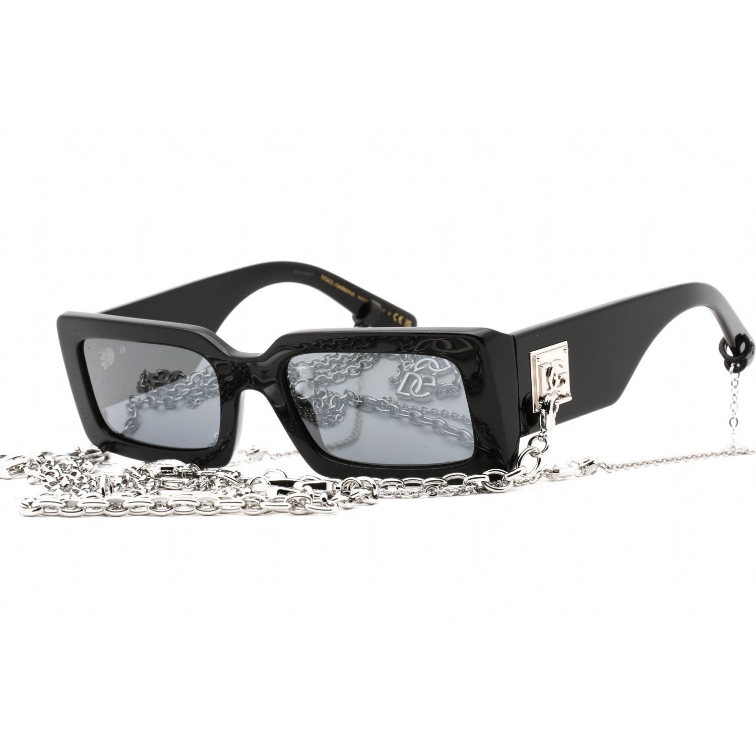 Dolce & Gabbana 0DG4416 Sunglasses Black / Dark Grey Mirror Women's