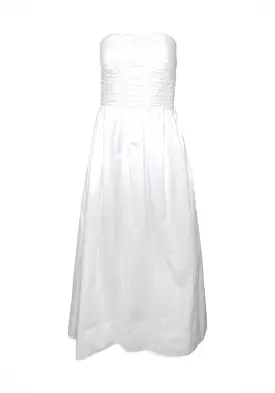 DOMINQUEZ MIDI DRESS (WHITE) - FAITHFULL THE BRAND