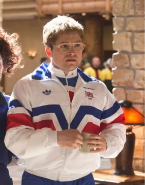 Eddie The Eagle Taron Egerton Vintage Jacket | ujackets.com