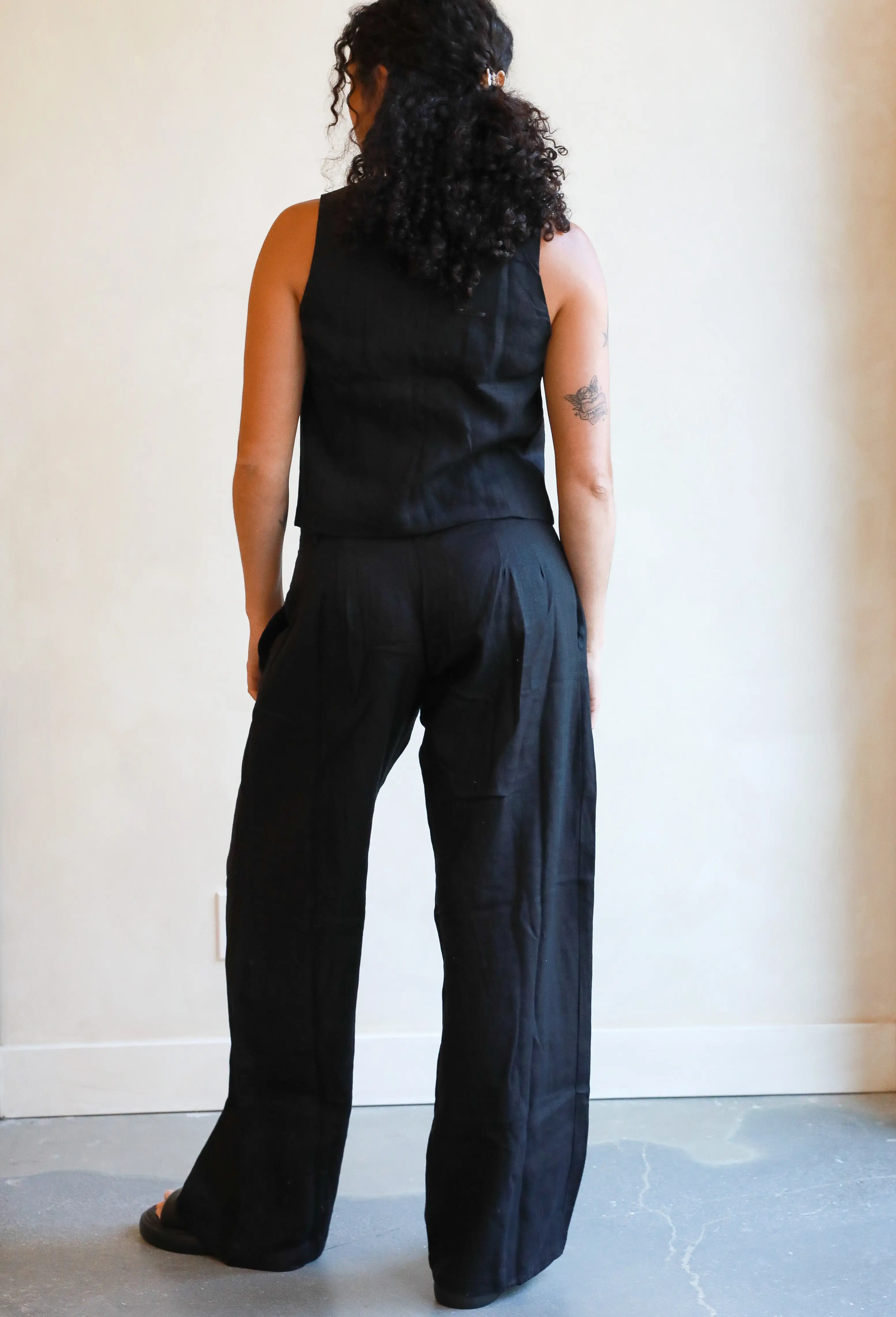 Faithfull the Brand Francois Pant in Black