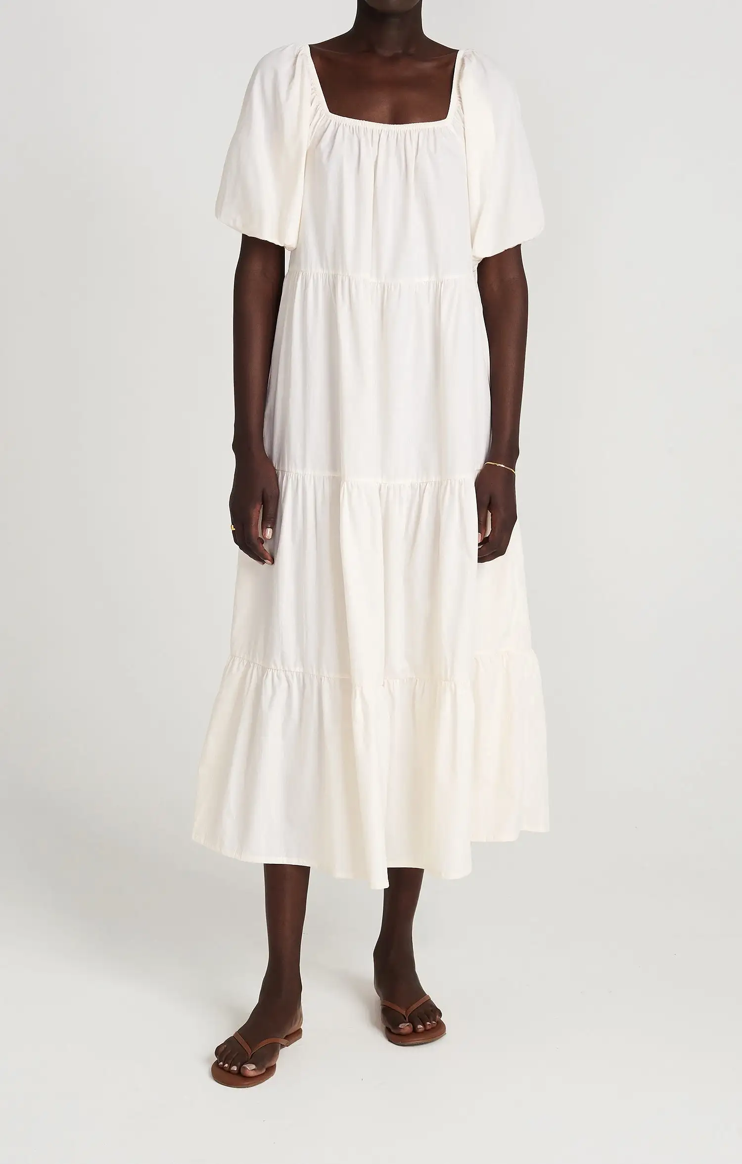 Faithfull The Brand - Ronan Midi Dress Plain - Shell