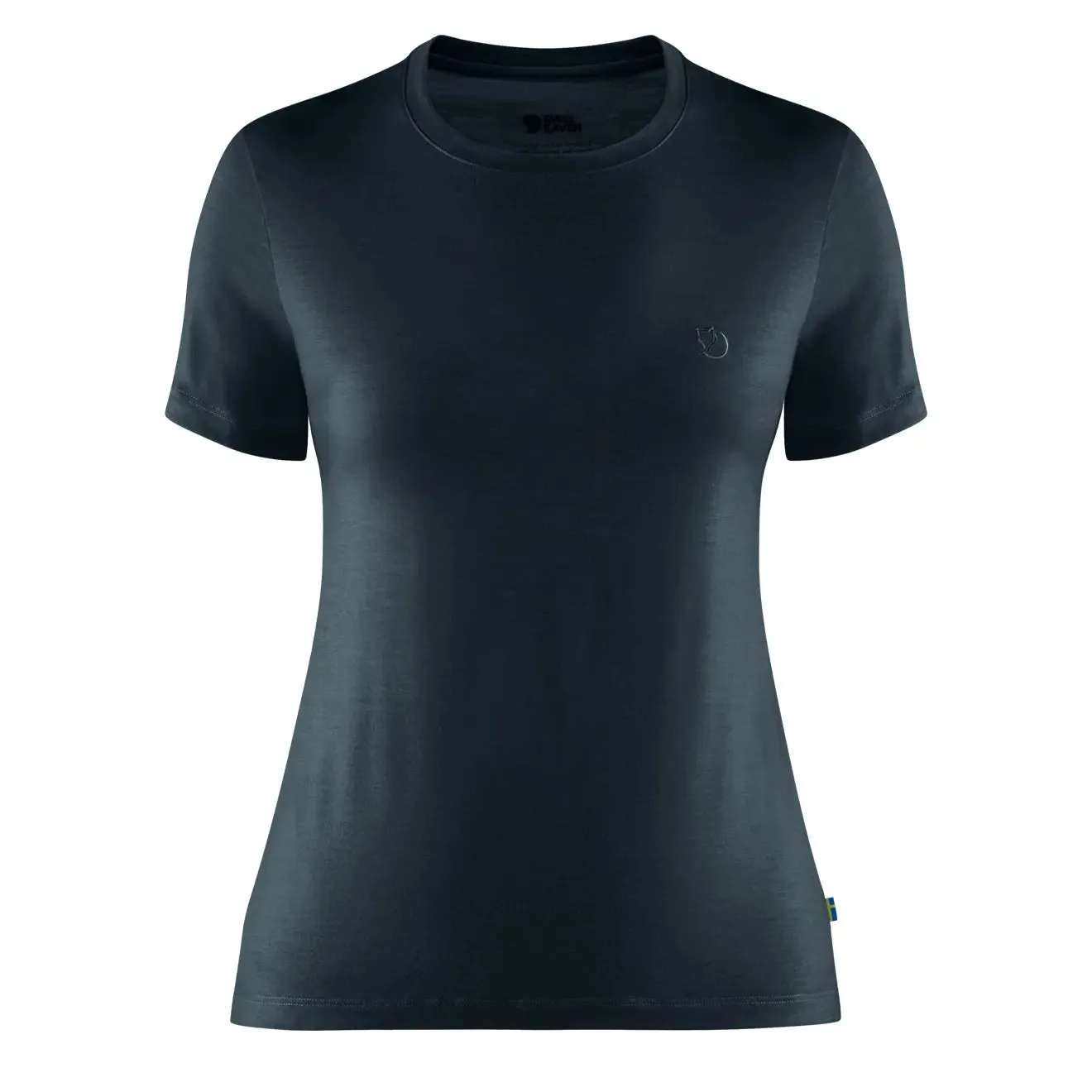 Fjallraven Womens Abisko Wool SS T-Shirt Dark Navy