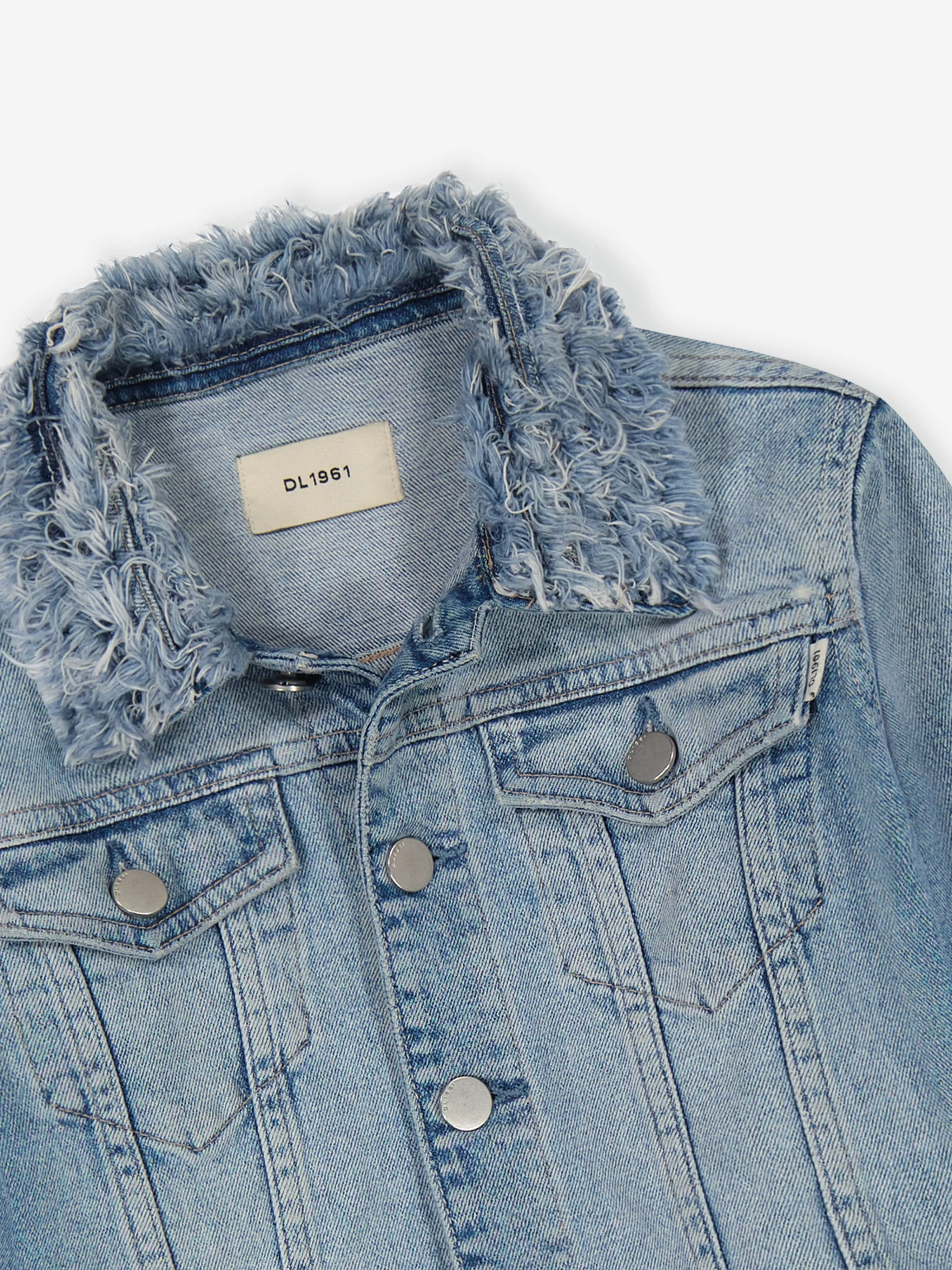 Girls Manning Denim Jacket in Blue