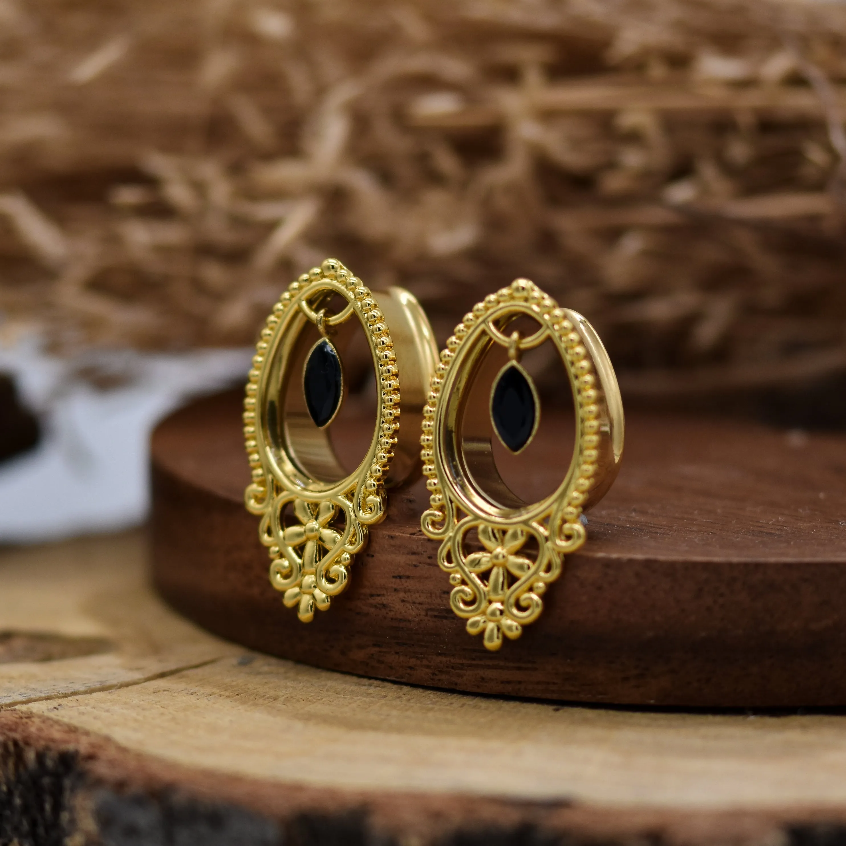 Golden Oriental Teardrop Tunnels