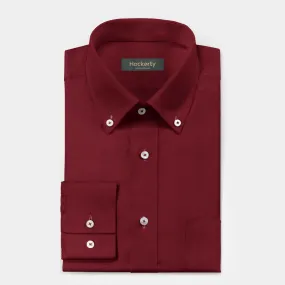 Imperial red button down Shirt with chest pocket