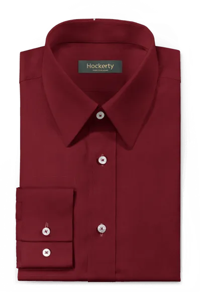 Imperial red point collar Shirt