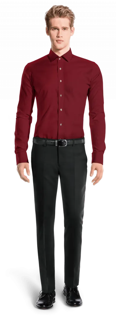 Imperial red Tailored Shirt