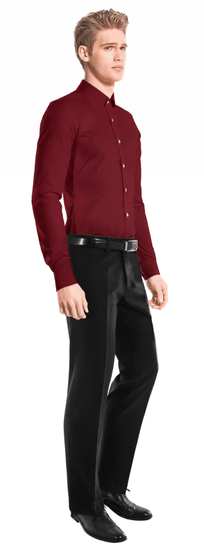 Imperial red Tailored Shirt