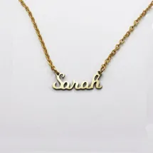 JBSA6NsG - Personalized Stainless Steel Name Necklace - Small size