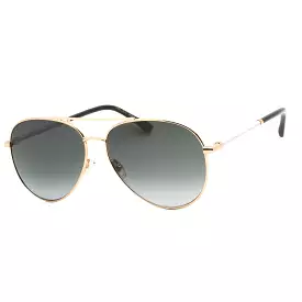 Jimmy Choo DEVAN/S Sunglasses Gold Black / Dark Grey Gradient Women's