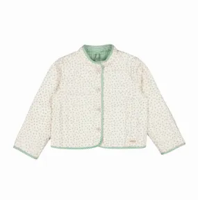 JOLENE PETITE FLEURS MINT GREEN JACKET