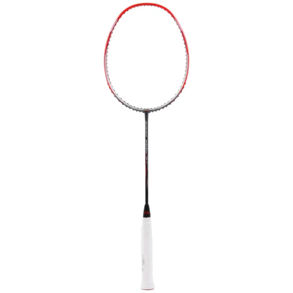 Li-Ning 3D Calibar 300B Unstrung Badminton Racquet (Dark Grey/Red)