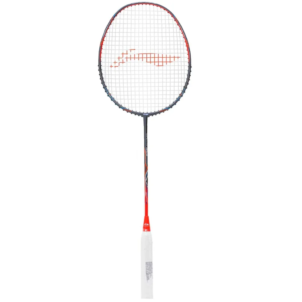 Li-Ning Wind Lite 800 II Strung Badminton Racquet (Dark Grey/Red)