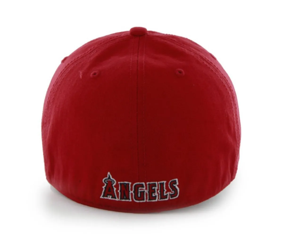 Los Angeles Angels 47 Brand Red The Franchise Fitted Hat Cap