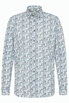 L/S BD FLOWER PRINT   BUGATTI 9350 78834