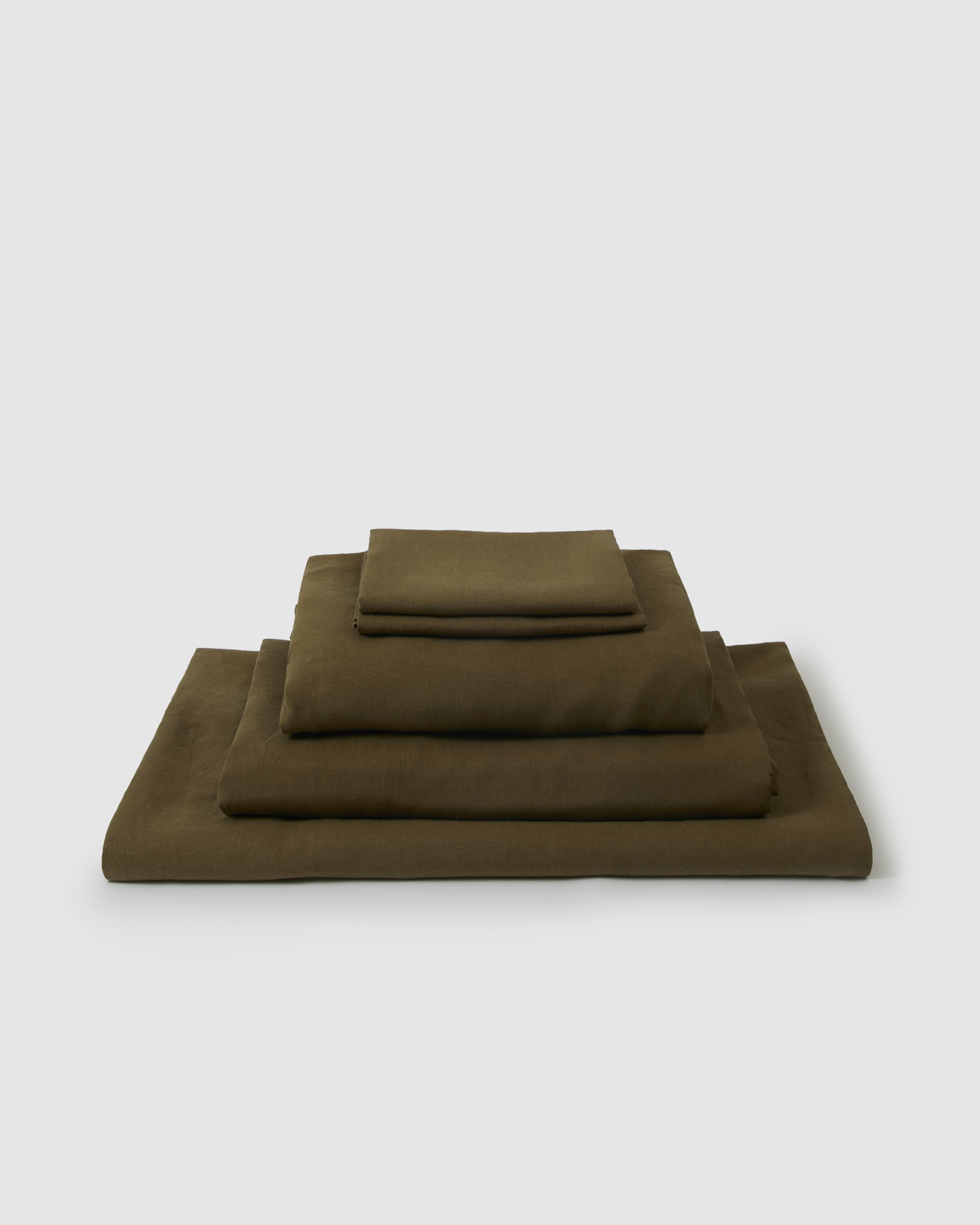 Marcel Linen Collection Set - Moss