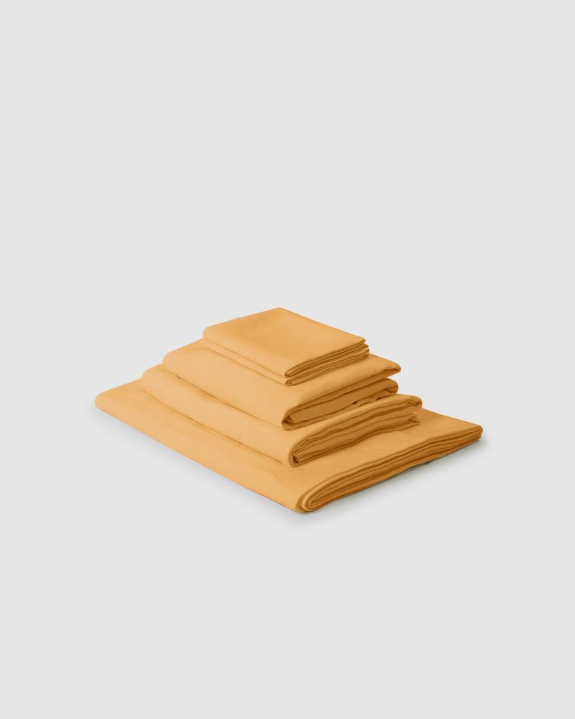 Marcel Linen Collection Set - Mustard