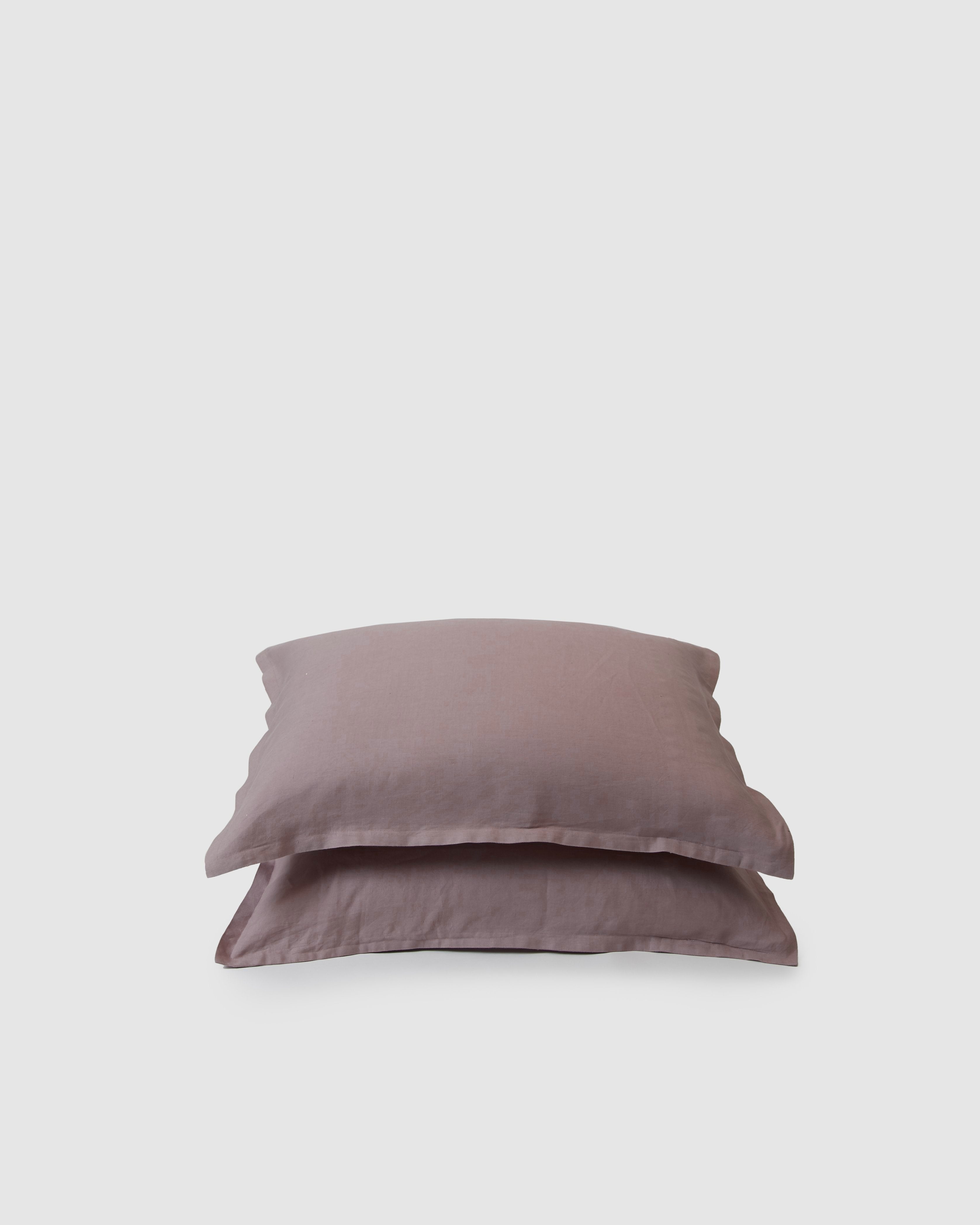 Marcel Linen Duvet Set - Orchid