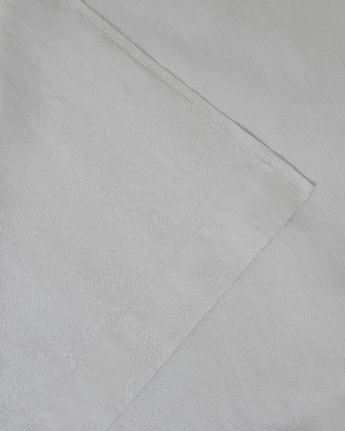 Marcel Linen Fitted Sheet - Glacier