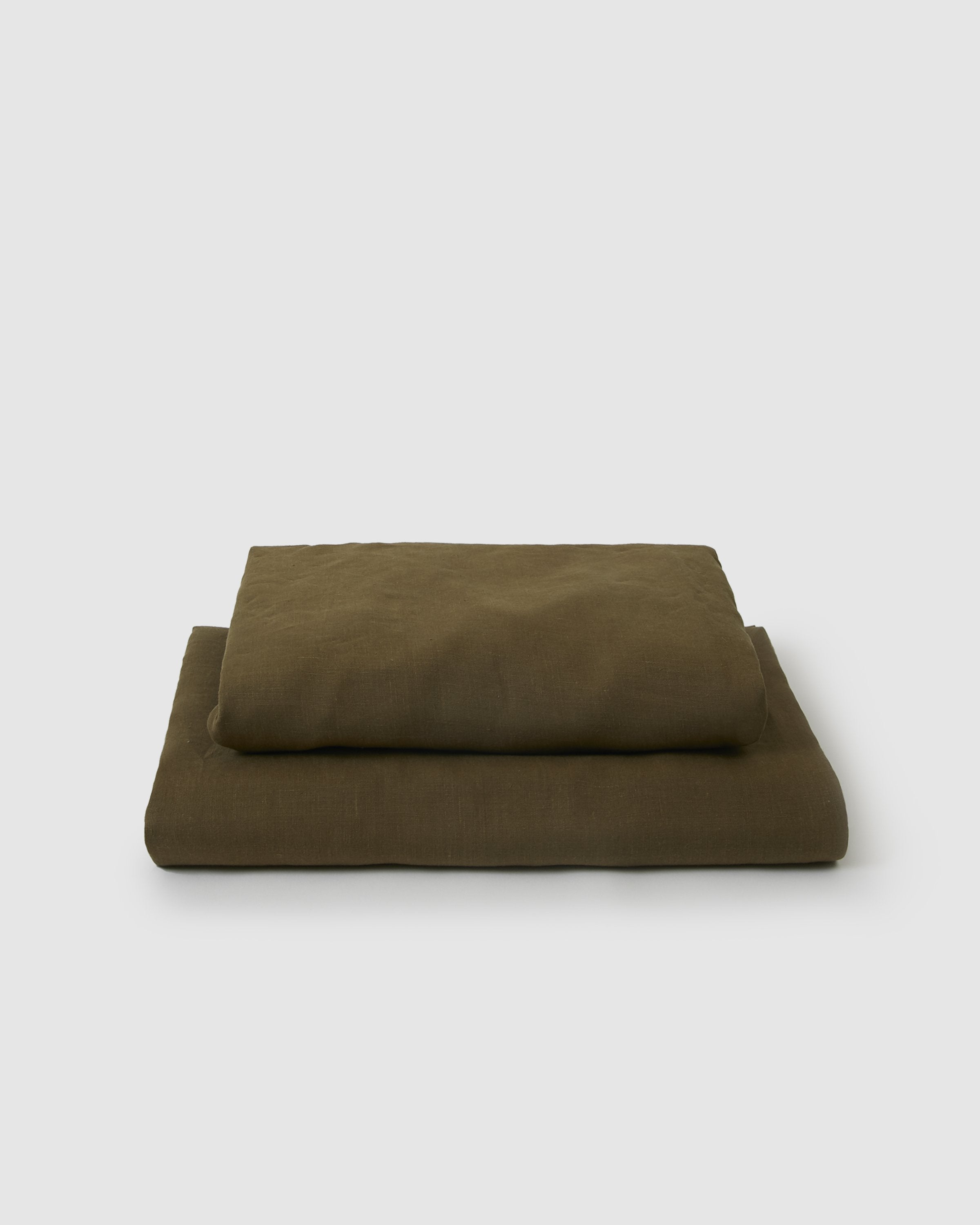 Marcel Linen Sheet Set - Moss