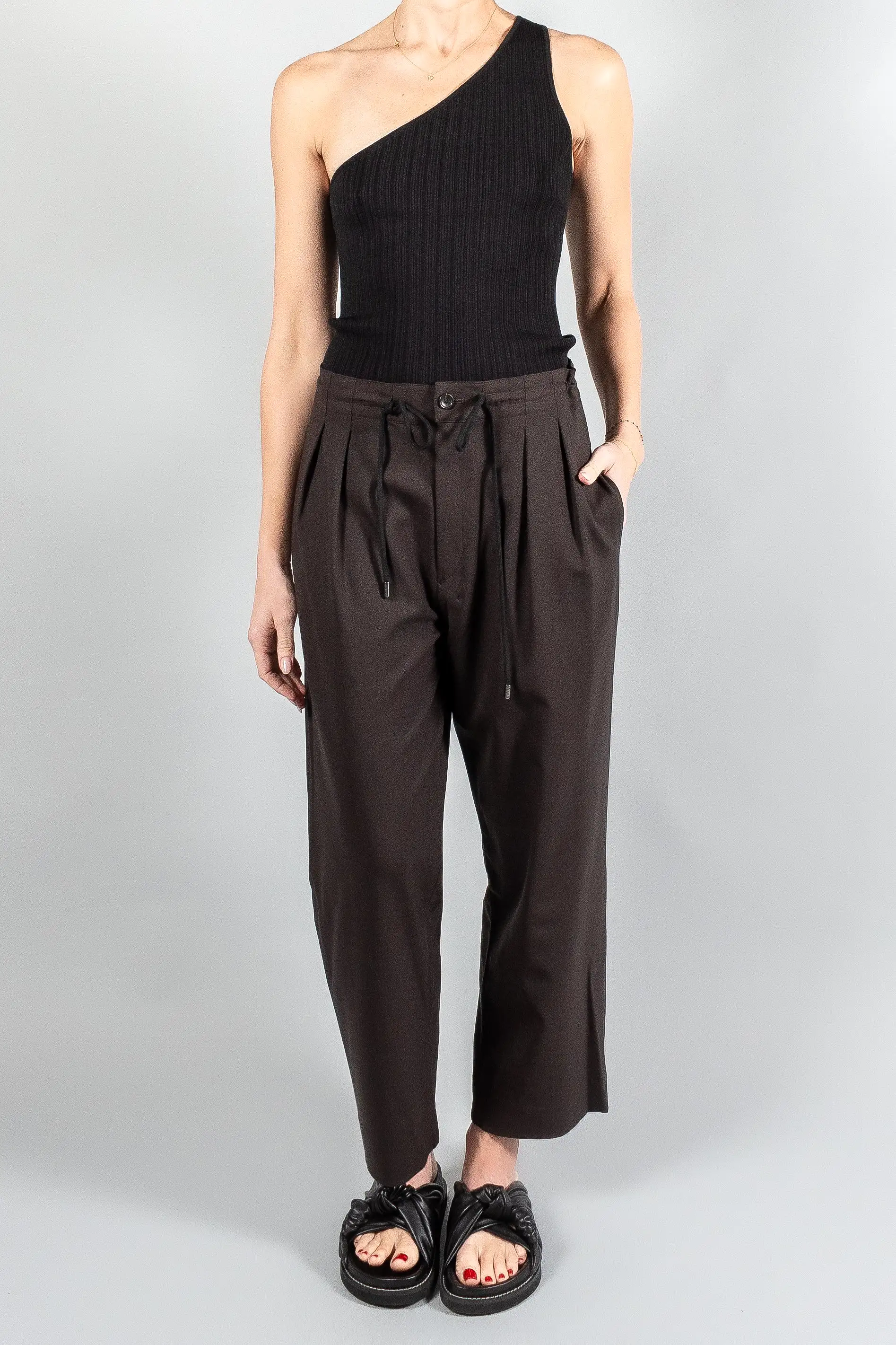 Maria Mcmanus Pleat Front Drawstring Trouser