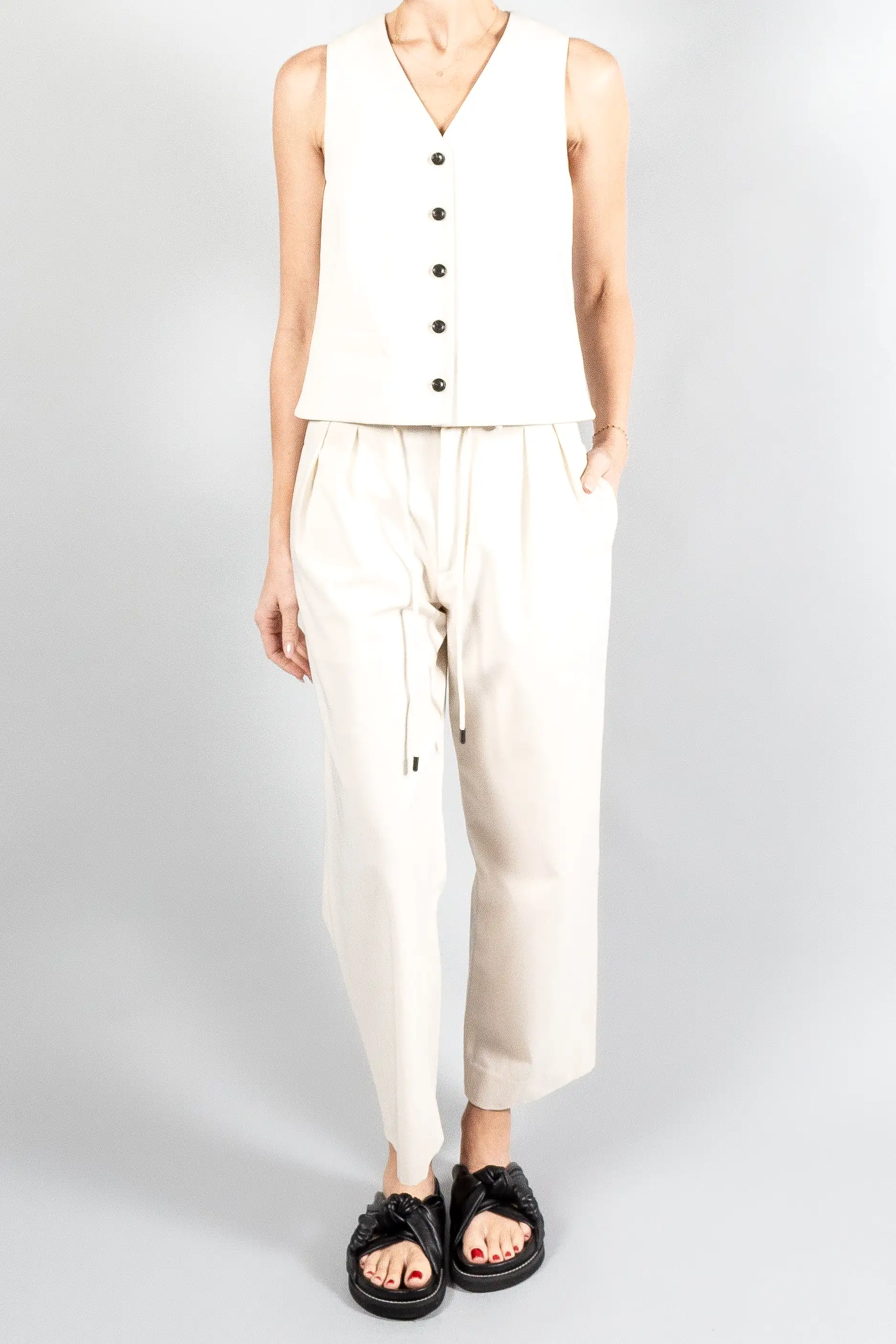 Maria Mcmanus Pleat Front Drawstring Trouser