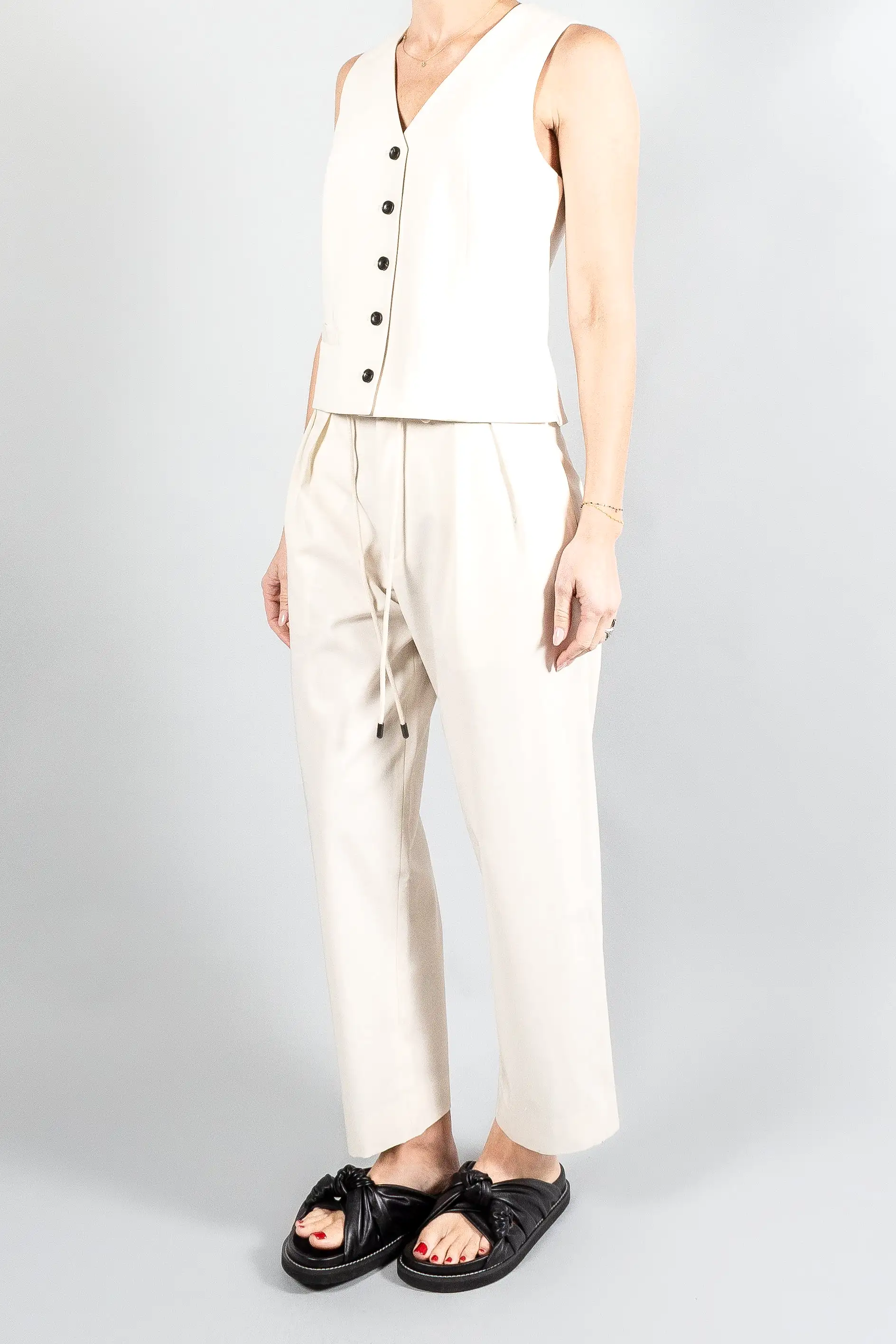 Maria Mcmanus Pleat Front Drawstring Trouser