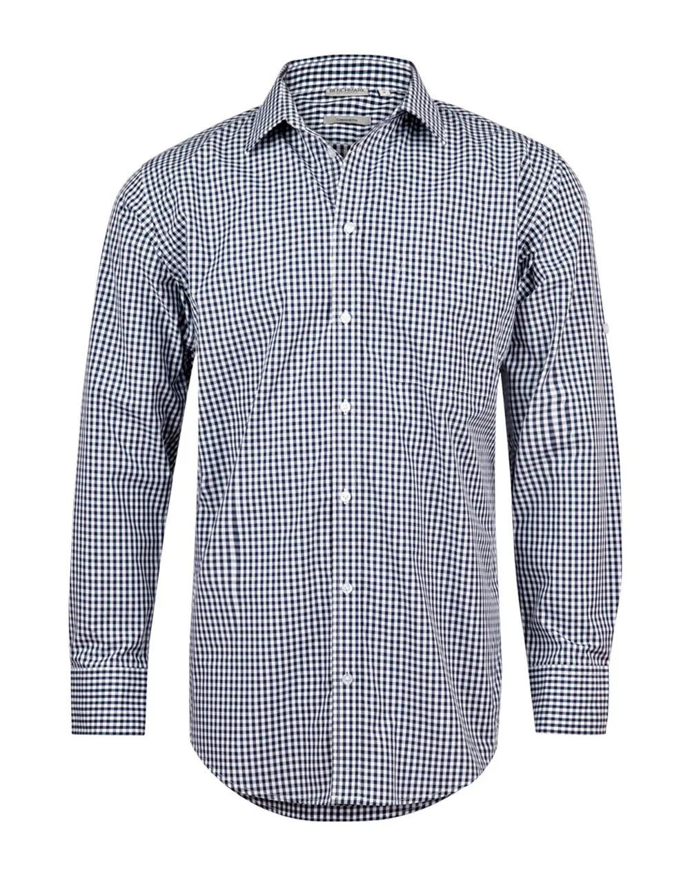 Men's Gingham Check Long Sleeve Shirt - 3 colors