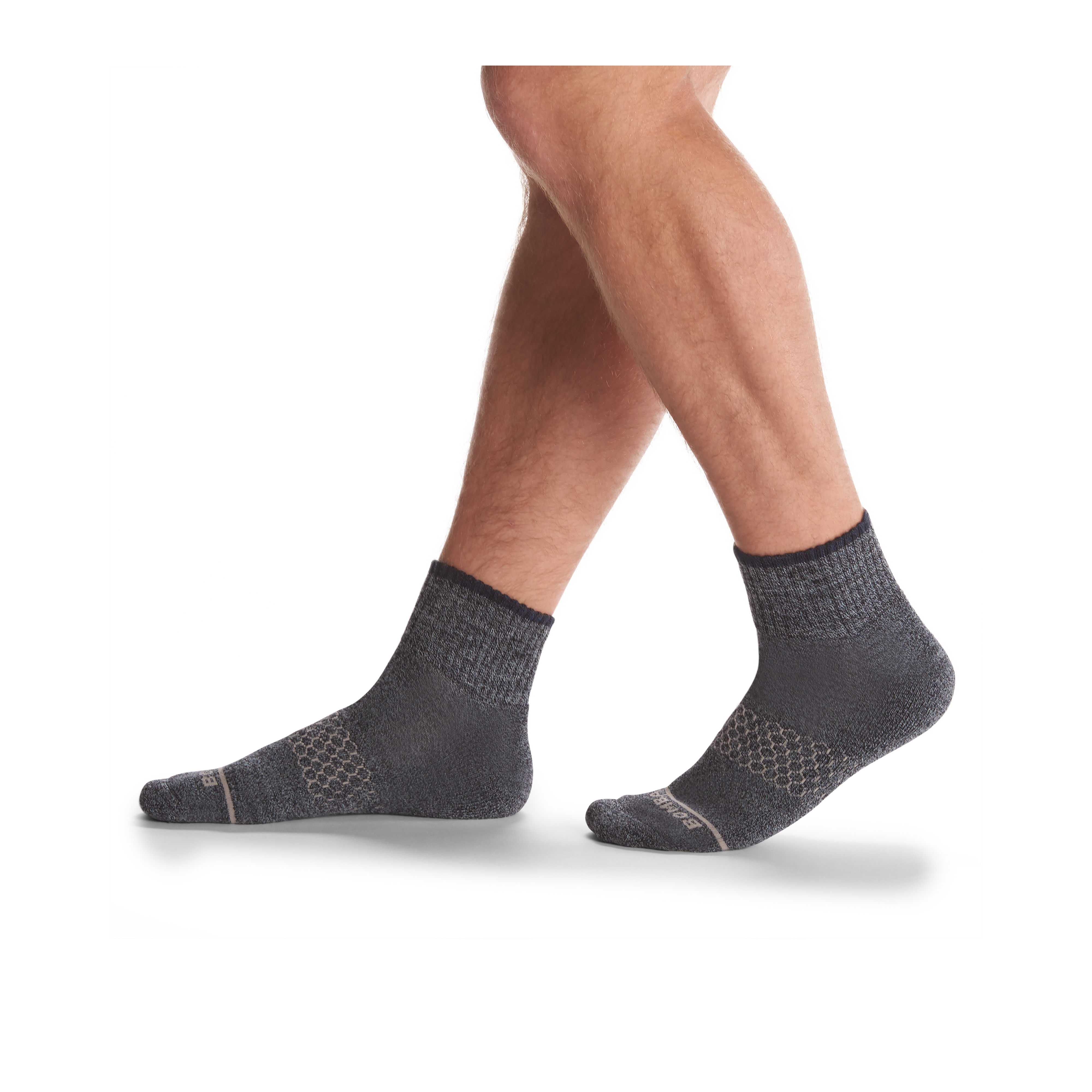 Men's Merino Wool Blend Quarter Sock 4-Pack