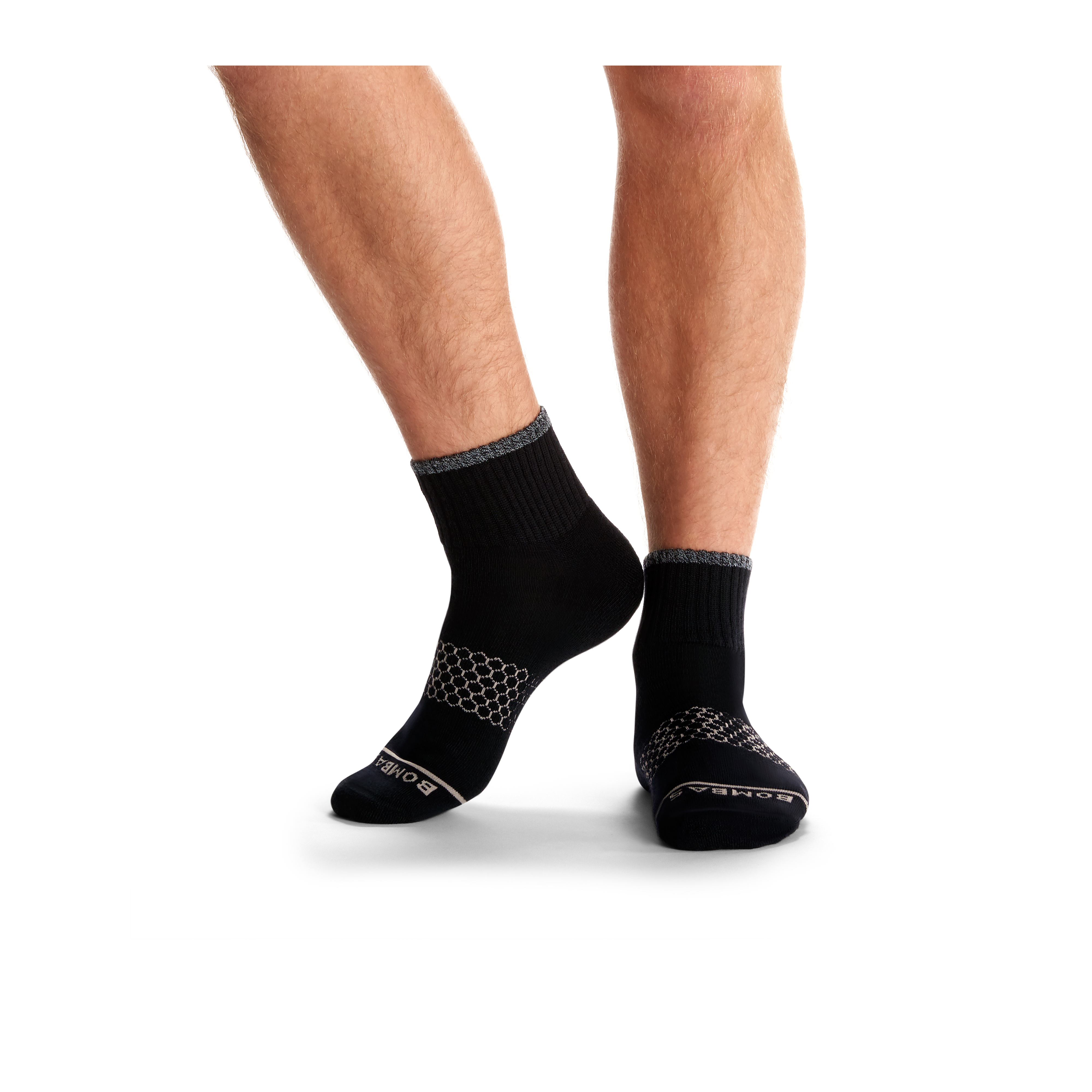 Men's Merino Wool Blend Quarter Sock 4-Pack