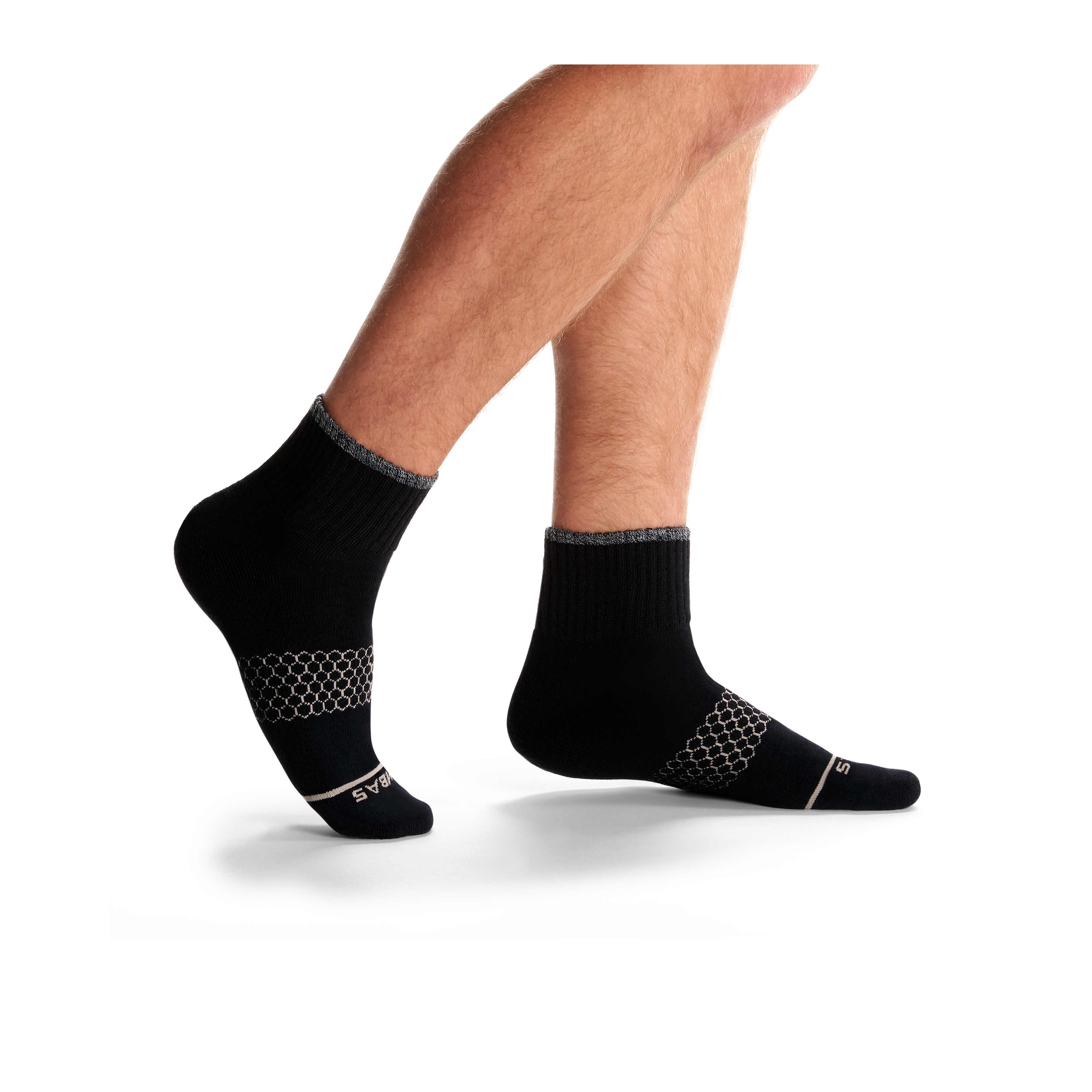 Men's Merino Wool Blend Quarter Sock 4-Pack