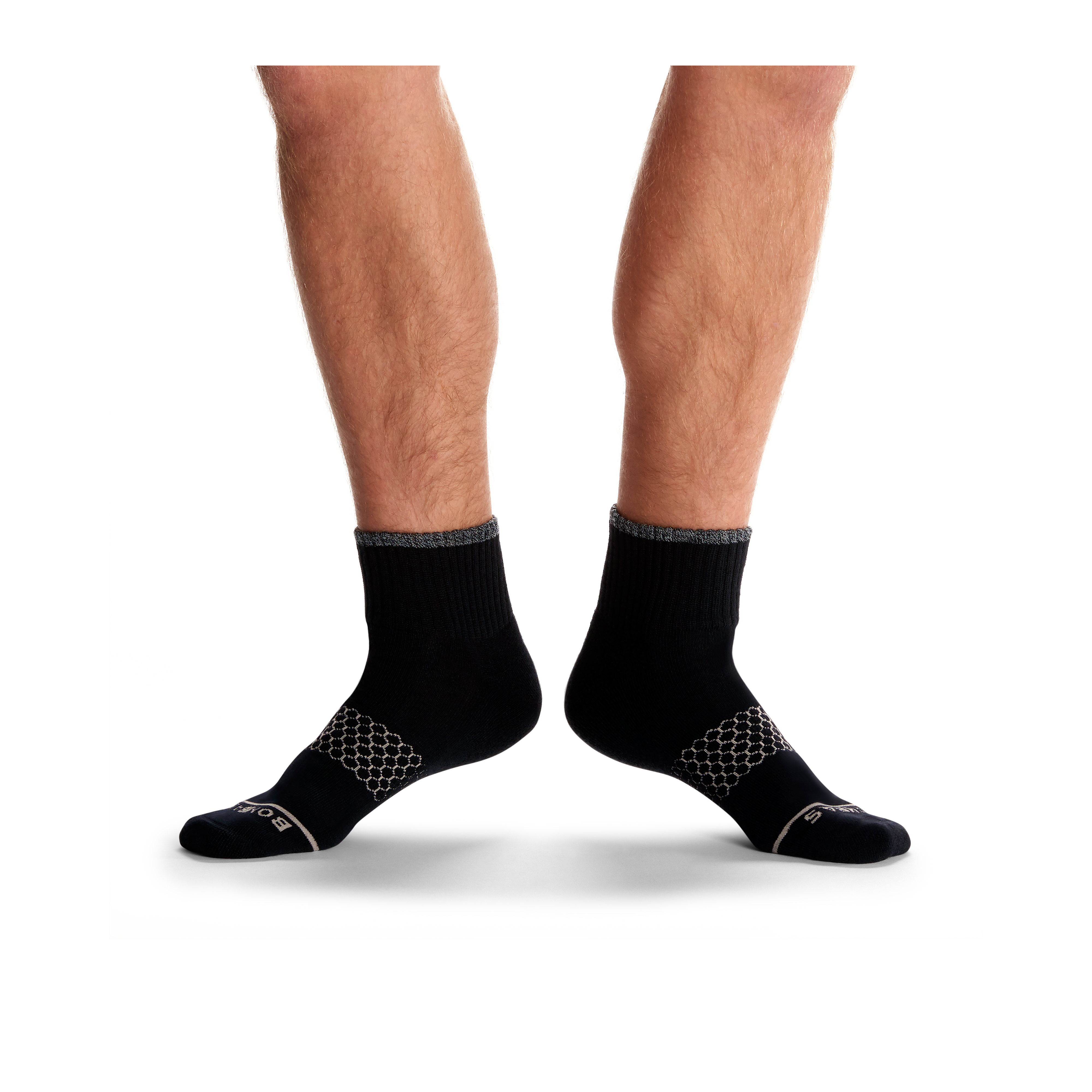 Men's Merino Wool Blend Quarter Sock 4-Pack