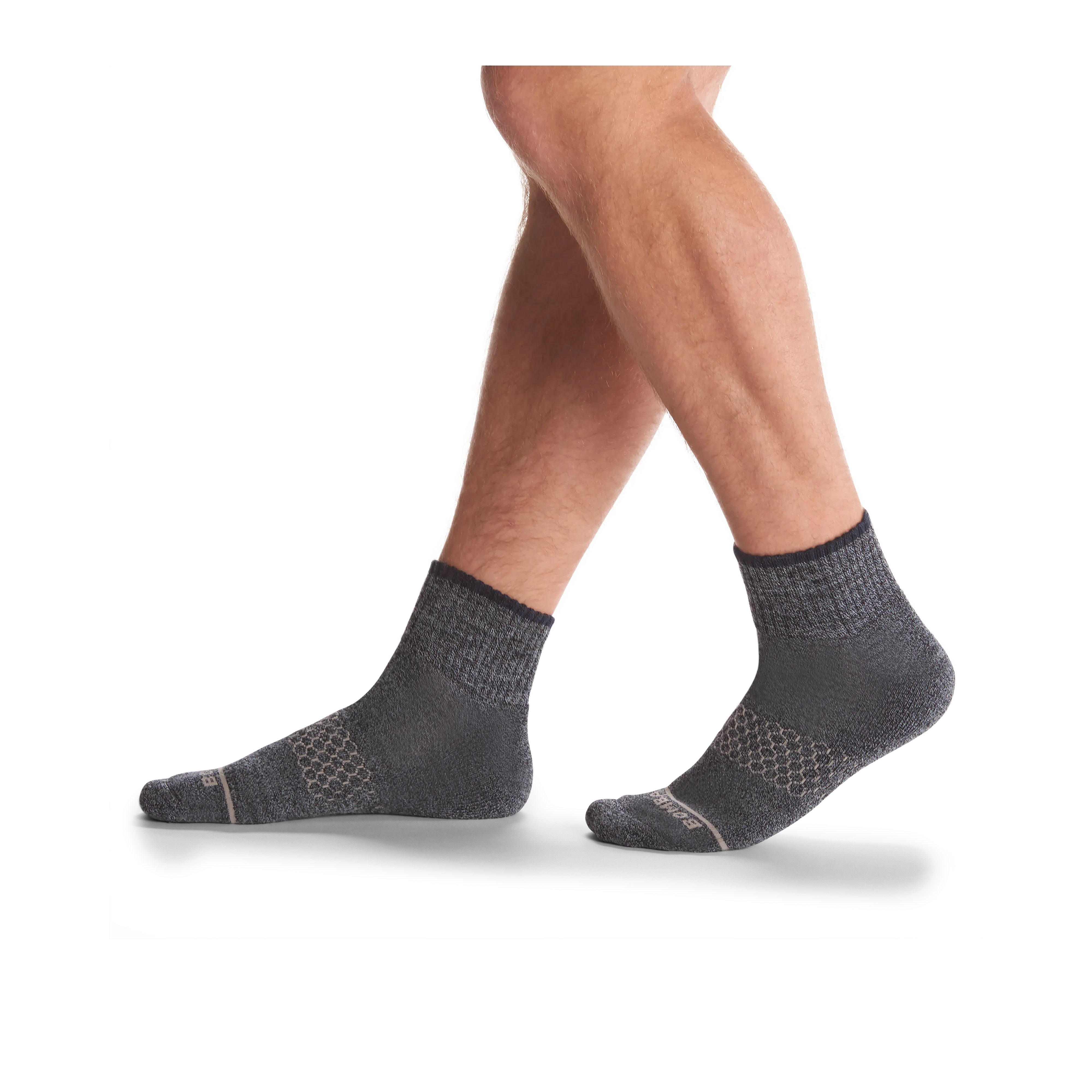 Men's Merino Wool Blend Quarter Sock 4-Pack