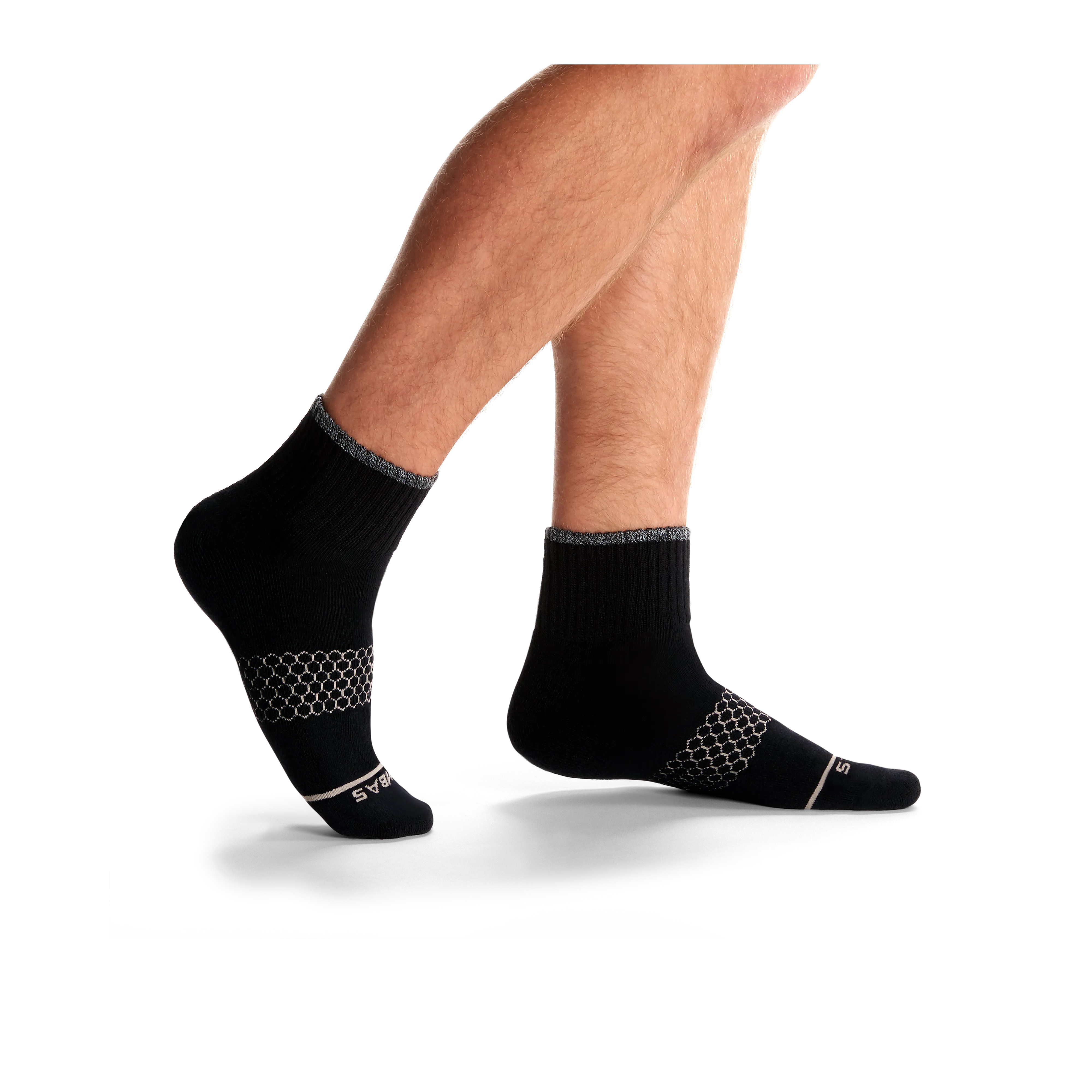 Men's Merino Wool Blend Quarter Sock 4-Pack