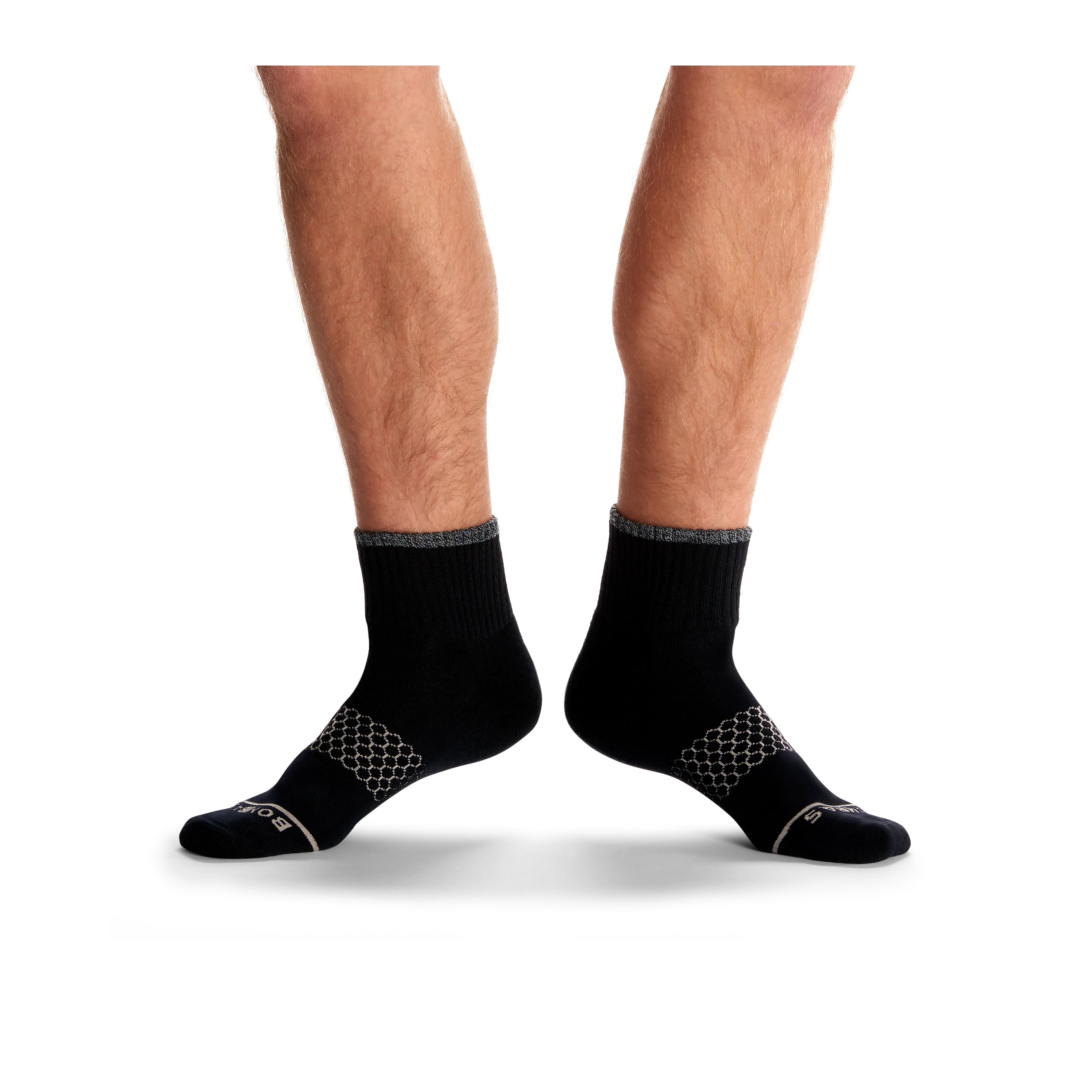 Men's Merino Wool Blend Quarter Sock 4-Pack