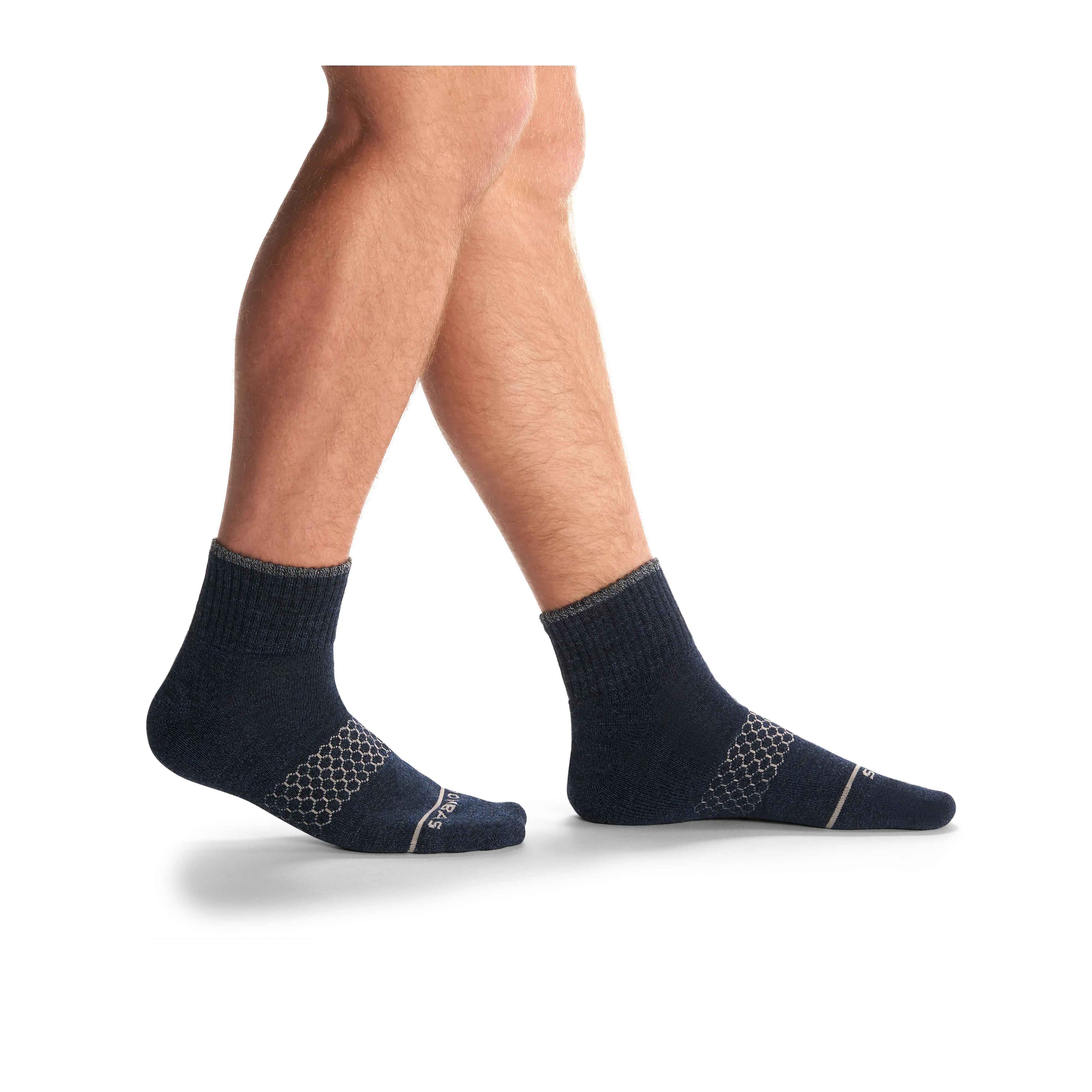 Men's Merino Wool Blend Quarter Sock