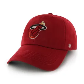 Miami Heat 47 Brand The Franchise Red Fitted Hat Cap