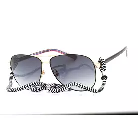 Missoni MMI 0002/S Sunglasses Black / Dark Grey Shaded Women's