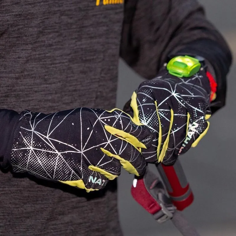 Nathan  Hypernight Reflective Glove - Guanti running - Uomo