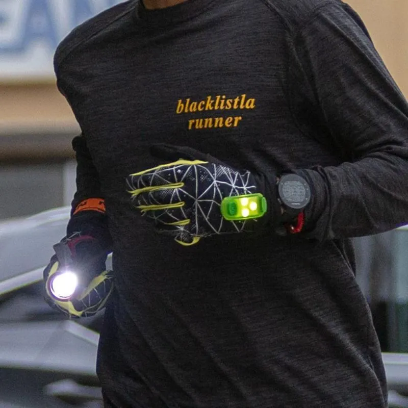 Nathan  Hypernight Reflective Glove - Guanti running - Uomo