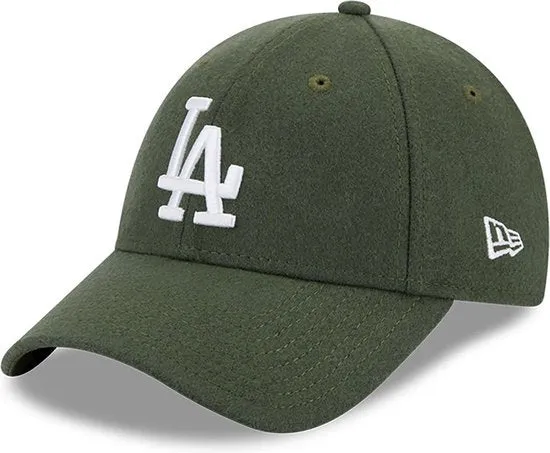 New Era LA Dodgers Wool Womens 9Forty Adjustable Cap Dark Green