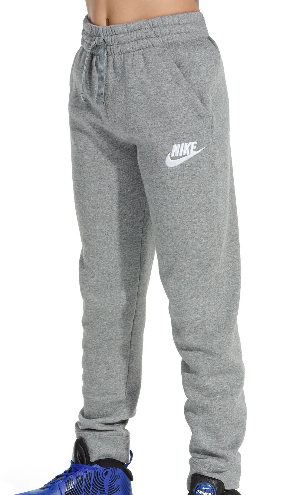 Nike Kids Sportswear Club Fleece Joggers Carbon Heather Cool Grey White