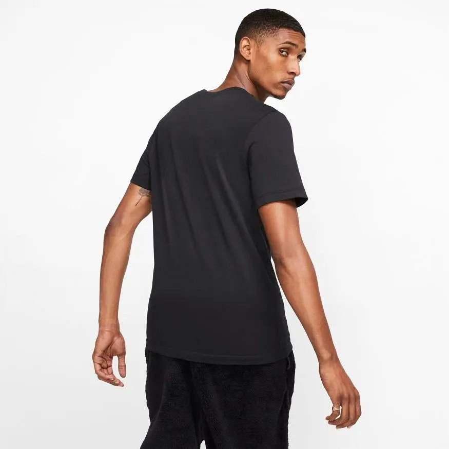 NIKE MEN'S  SPORTSWEAR CLUB BLACK TEE