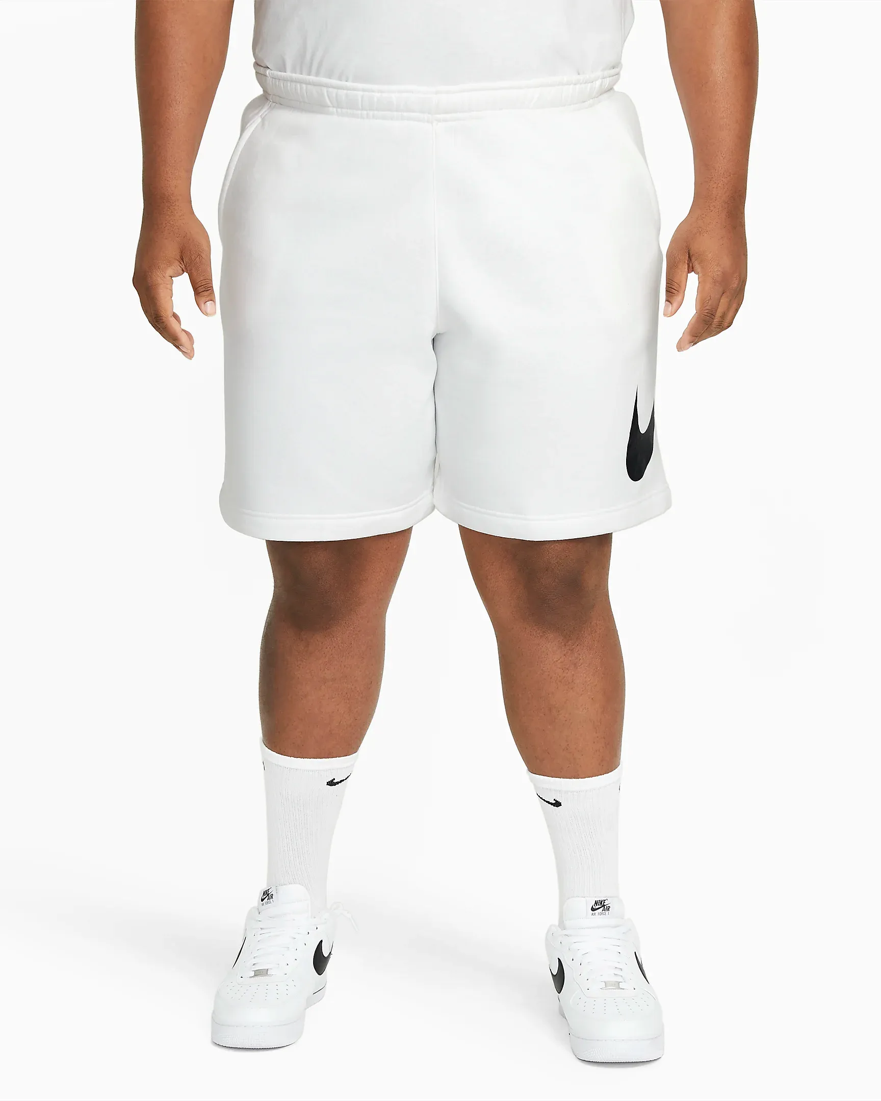 Nike Men's Sportswear Club Shorts - All White