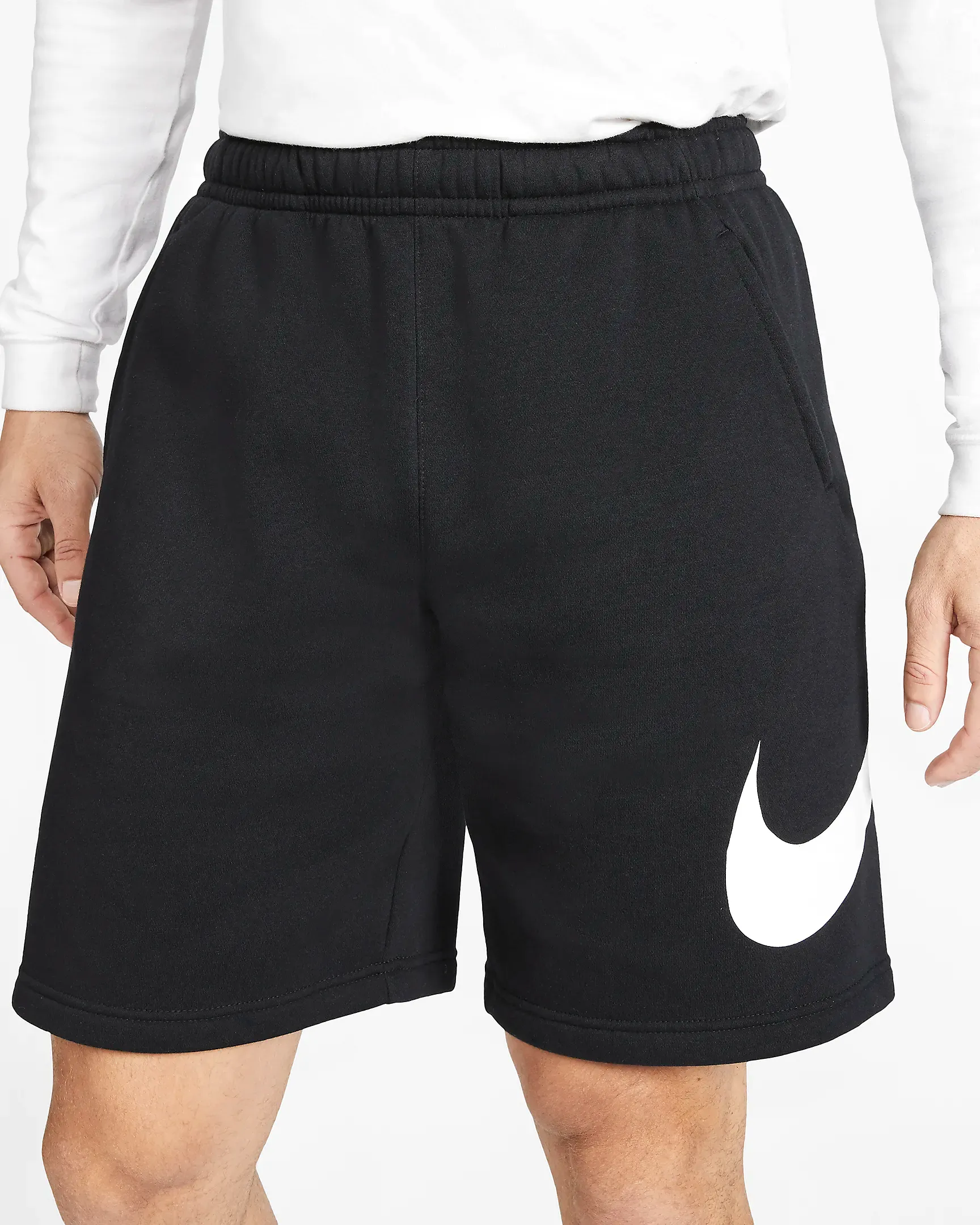 Nike Men's Sportswear Club Shorts - Black / White