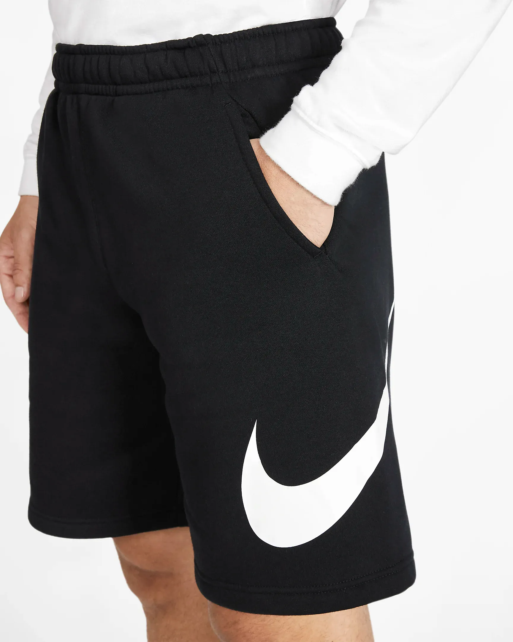 Nike Men's Sportswear Club Shorts - Black / White