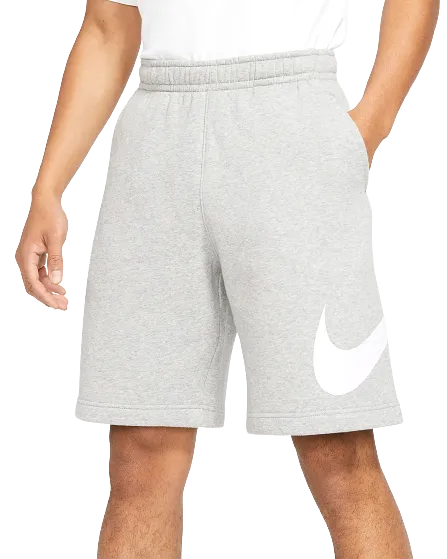 Nike Men's Sportswear Club Shorts - Dark Grey Heather / White