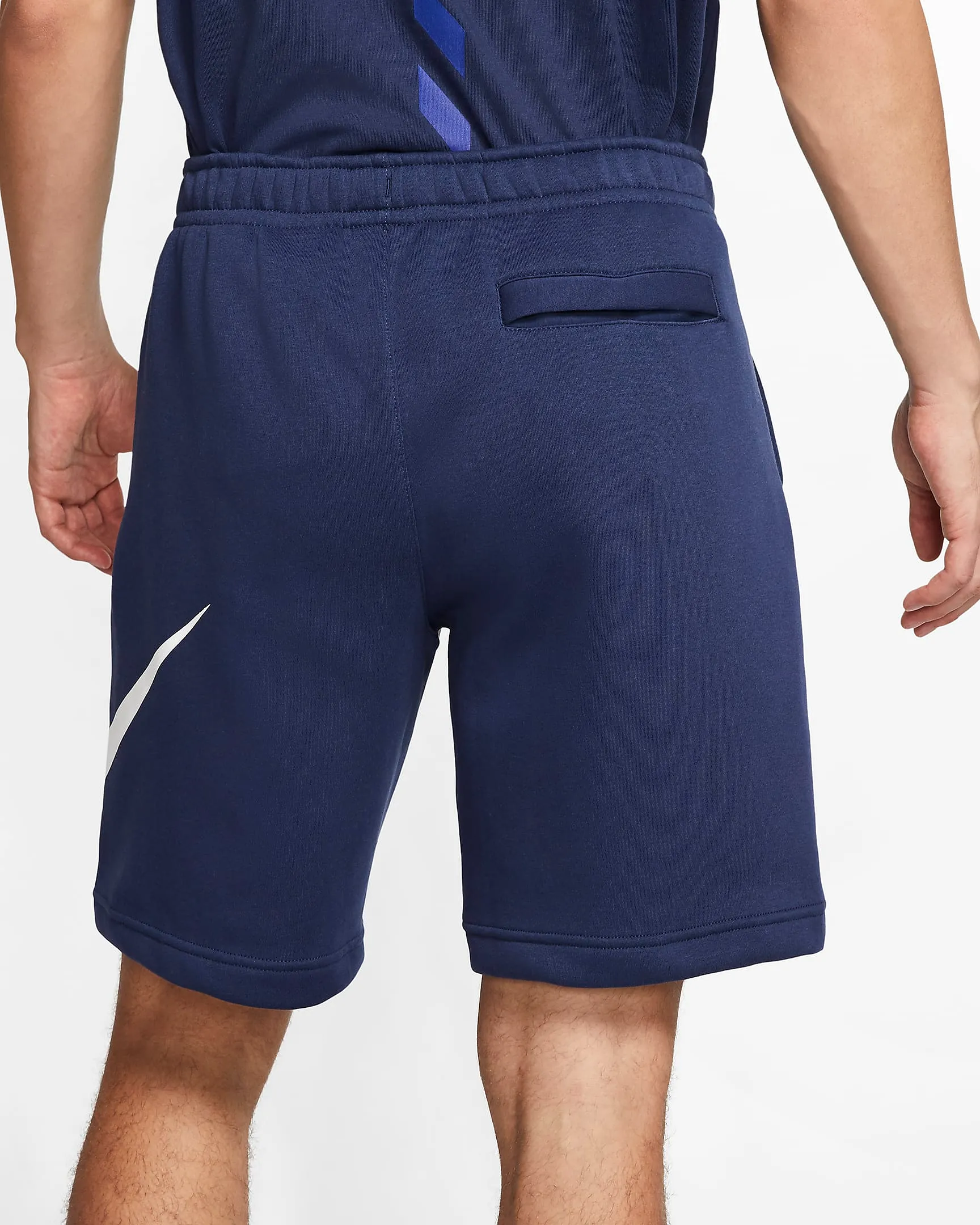 Nike Men's Sportswear Club Shorts - Midnight Navy / White