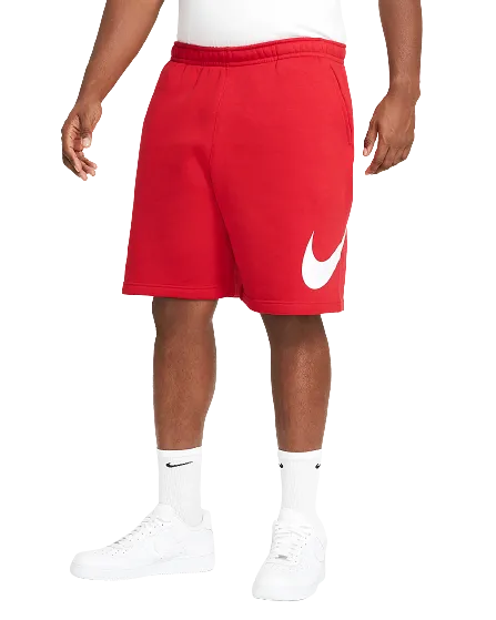 Nike Men's Sportswear Club Shorts - University Red / White