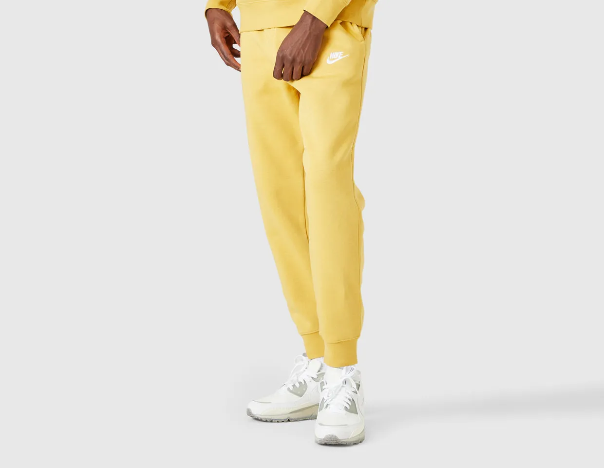 Nike Sportswear Club Fleece Joggers Wheat Gold / Wheat Gold - White